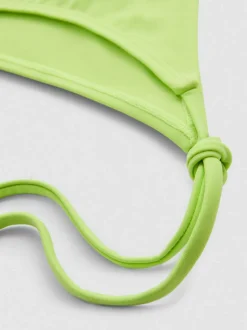Braguitas de bikini con cuentas y lazos laterales