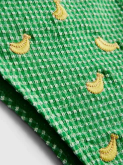 Braguitas de bikini con plátano y lazos laterales