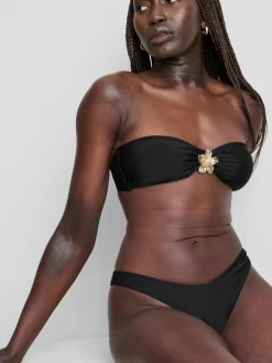 Braguitas de bikini estilo tanga fruncidas