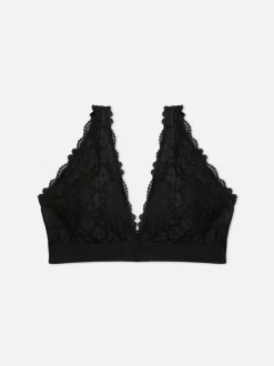 Bralette de encaje adaptable con escote profundo