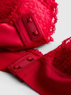 Bralette de encaje adaptable con escote profundo