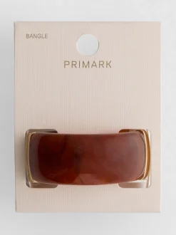 Brazalete con bisagras de efecto resina