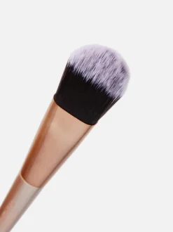 Brocha de maquillaje de doble cabezal para corrector facial y base de maquillaje