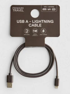 Cable de carga de USB-A a Lightning de 1 metro