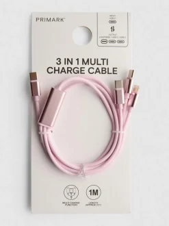 Cable de carga múltiple 3 en 1
