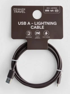 Cable de carga USB-A a Lightning de 2 m