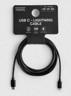 Cable de carga USB-C a Lightning de 2 metros