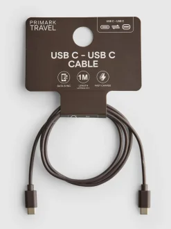 Cable de USB-C a USB-C de 1 m