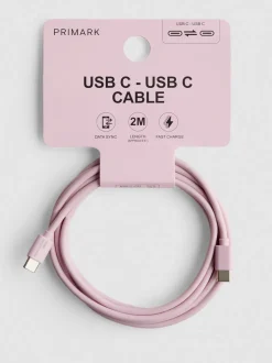 Cable de USB C a USB C de 2 m