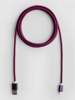 Cable trenzado de USB-A a Lightning de 2 m