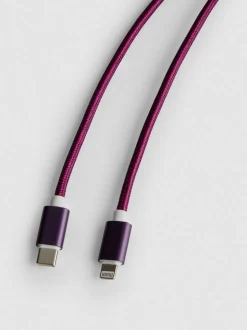Cable trenzado de USB-C a Lightning de 2 m