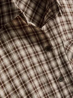 Camisa a cuadros holgada