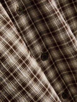 Camisa a cuadros holgada