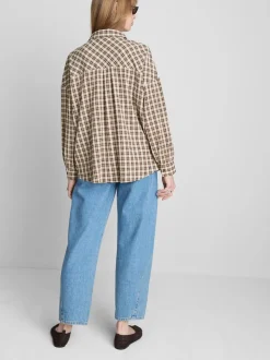 Camisa a cuadros holgada