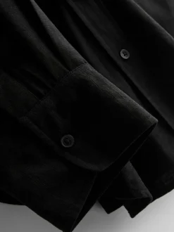 Camisa clásica en mezcla de algodón