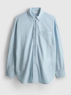 Camisa clásica en mezcla de algodón