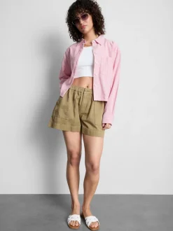 Camisa cuadrada Oxford