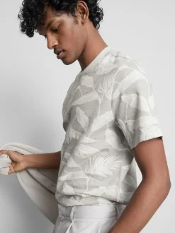 Camisa de manga corta estampada