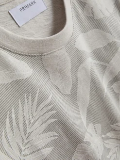 Camisa de manga corta estampada