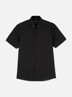 Camisa de manga corta y corte entallado