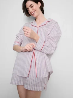 Camisa de pijama de algodón «Breakfast in Bed»