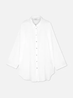 Camisa de playa ligera con botones