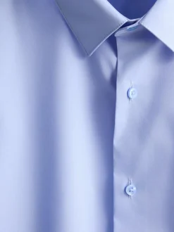 Camisa elástica de corte recto