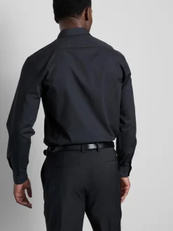 Camisa formal de manga larga y corte recto