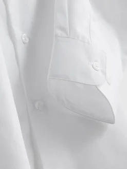 Camisa formal de manga larga y corte recto