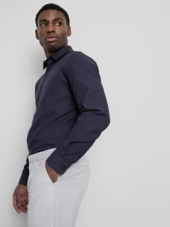 Camisa Oxford con textura