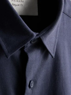 Camisa Oxford con textura