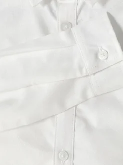 Camisa Oxford de manga larga para niño pequeño
