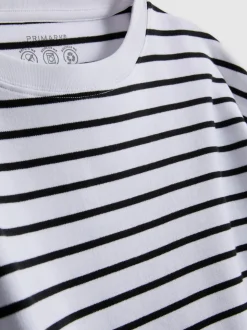 Camiseta básica de algodón extragrande