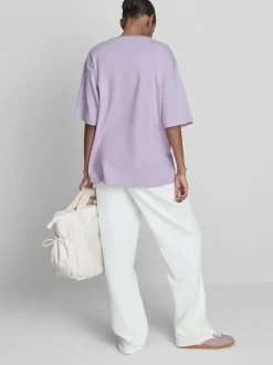 Camiseta básica de algodón extragrande