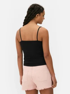 Camiseta básica de punto elástico