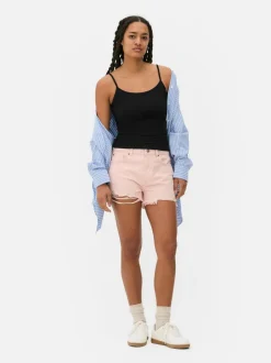 Camiseta básica de punto elástico