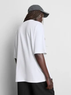 Camiseta básica de punto extragrande