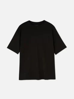 Camiseta básica de punto extragrande