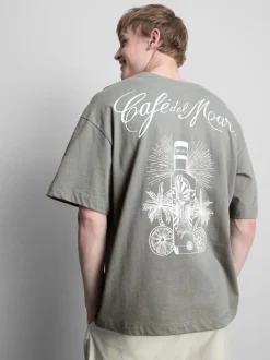 Camiseta con cuello de pico de Ibiza