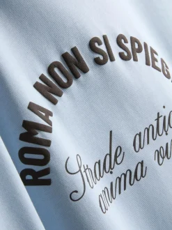 Camiseta con eslogan de Roma estampado
