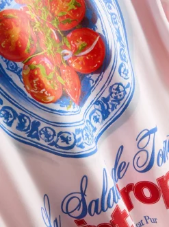 Camiseta con estampado gráfico de Saint-Tropez