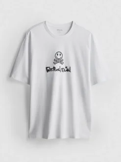 Camiseta con estampado gráfico de Fatboy Slim