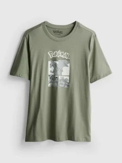 Camiseta con estampado gráfico de Pokémon