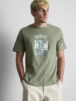 Camiseta con estampado gráfico de Pokémon