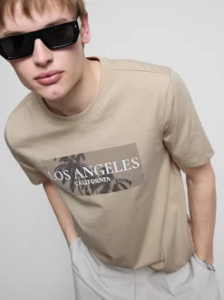 Camiseta con estampado gráfico «Los Angeles»