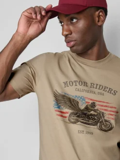 Camiseta con estampado gráfico «Motor Riders»