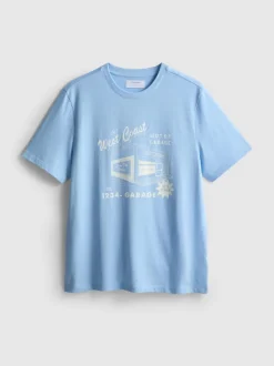 Camiseta con estampado gráfico «Motor Garage»