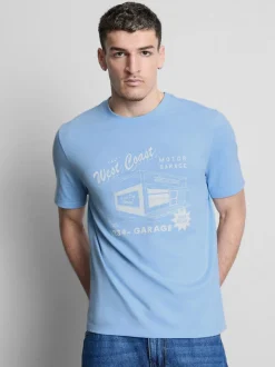 Camiseta con estampado gráfico «Motor Garage»
