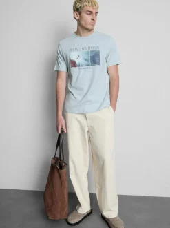 Camiseta con estampado gráfico «Amalfi Coast»