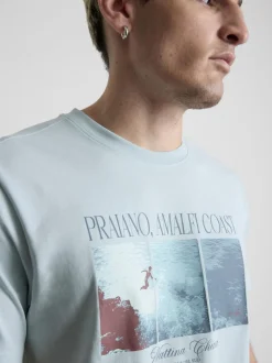 Camiseta con estampado gráfico «Amalfi Coast»